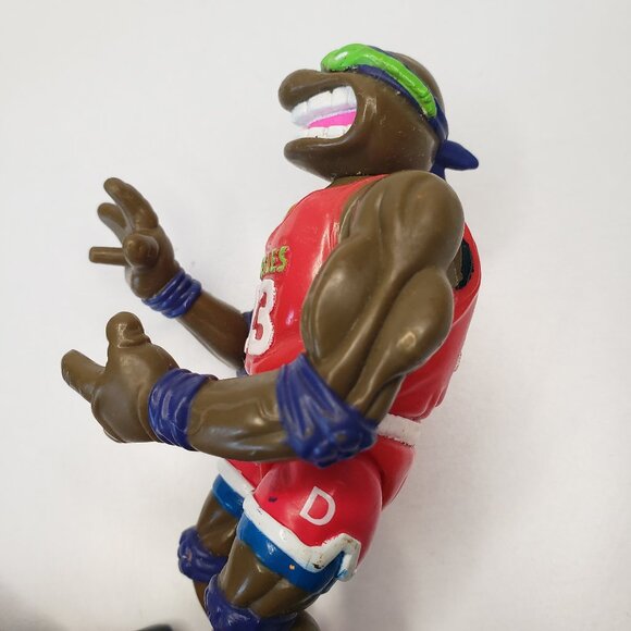 TMNT Slam Dunkin' Don Action Figure 1991 - Teenage Mutant Ninja Turtles - Picture 5 of 8